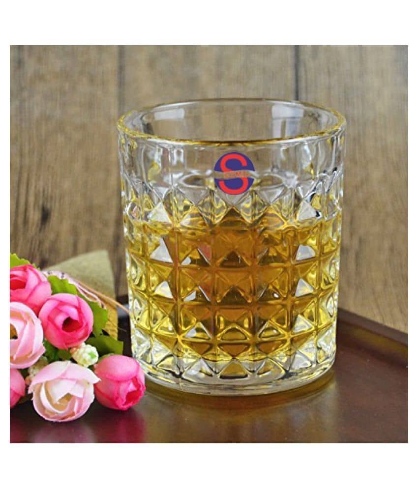 Afast Whisky  Glasses Set,  200 ML - (Pack Of 6)