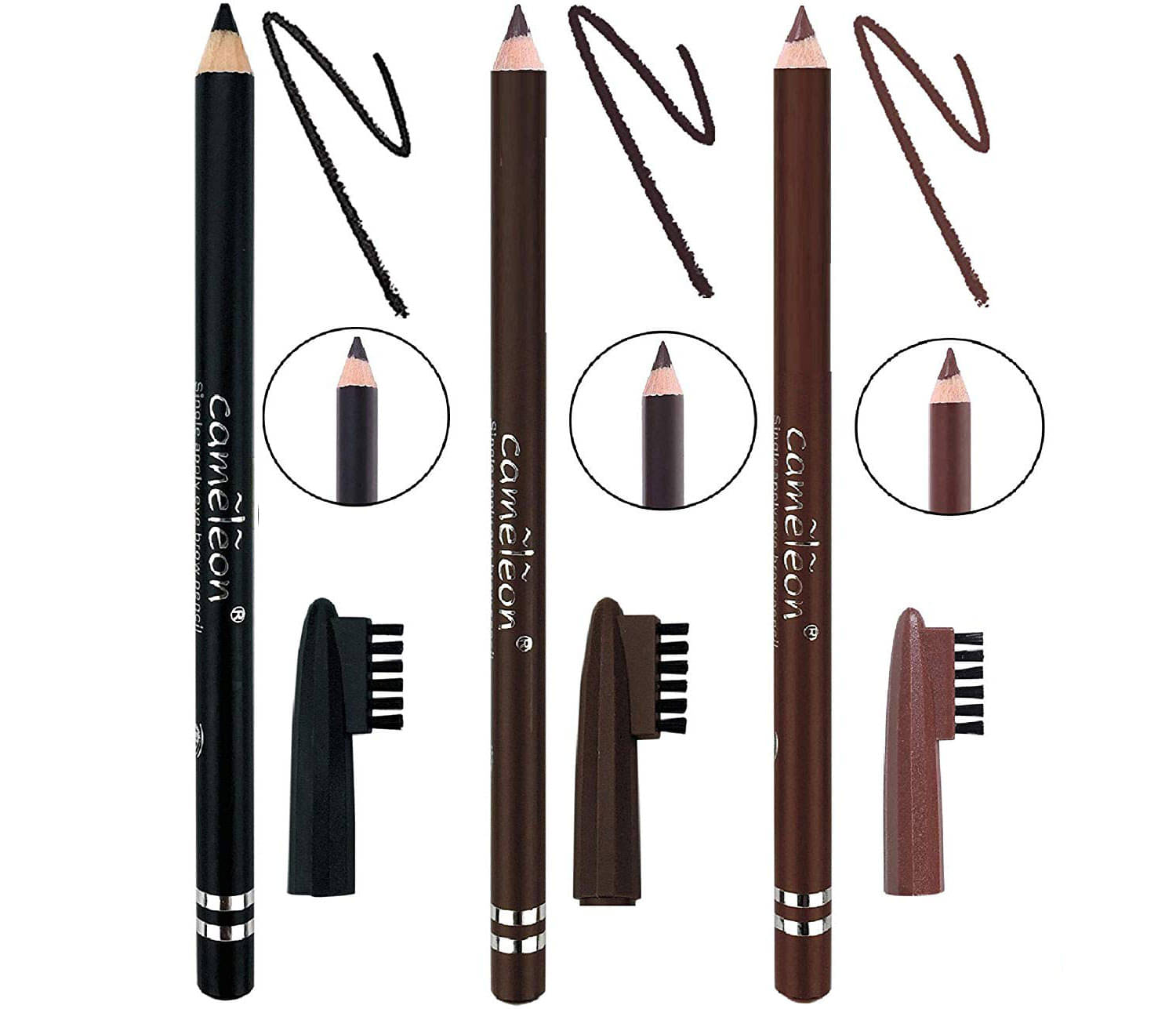     			Cameleon Brow Pencil Black 6 g