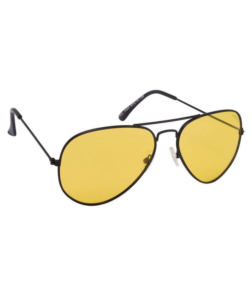 Laurels - Yellow Pilot Sunglasses ( Ls-Ast-080202 )     			Laurels - Yellow Pilot Sunglasses ( Ls-Ast-080202 )