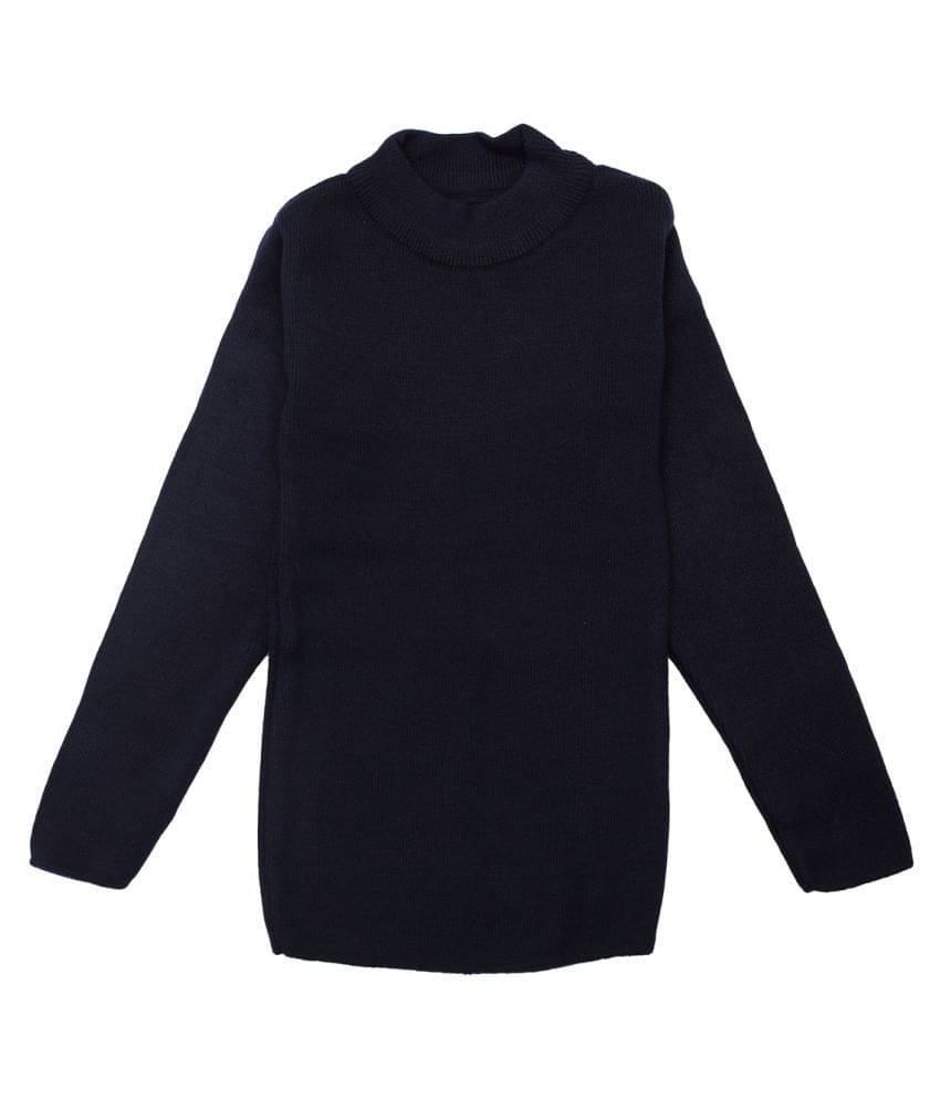    			NEUVIN Pack of 1 Boys Woollen Blend Pullover Sweater ( Navy Blue )