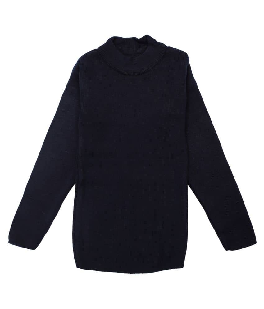 NEUVIN Pack of 1 Boys Woollen Blend Pullover Sweater ( Off White )