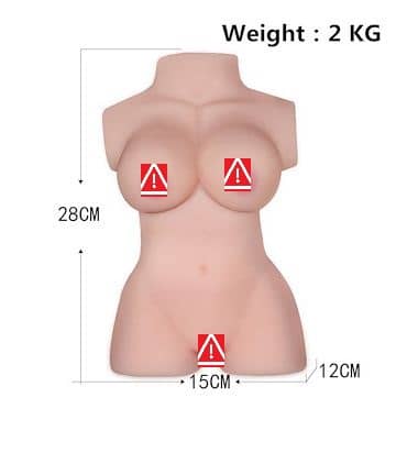 Naughty Toy Silicone Sex Doll Realistic Ass and Pussy Male Sex Toy