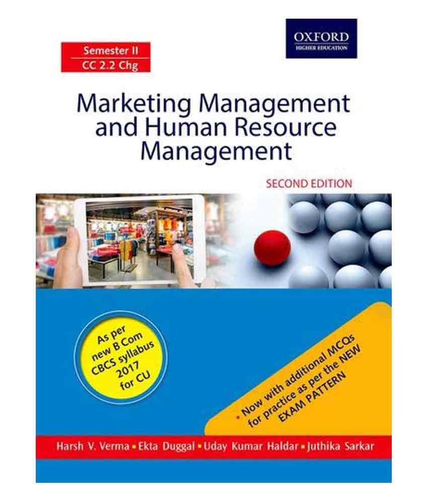     			Marketing Management And Human Resource Management