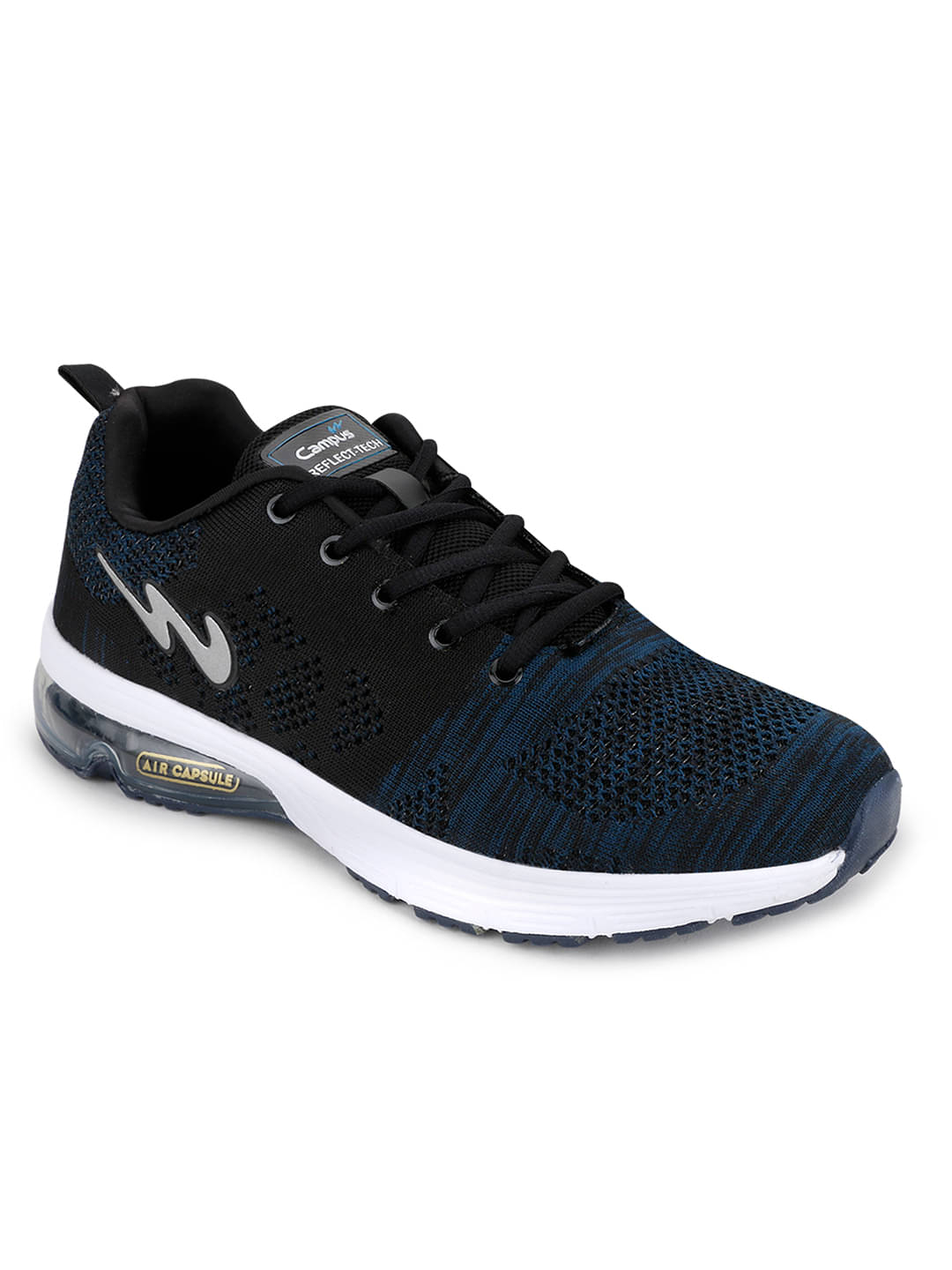     			Campus MORGAN Black  Men's Sports Running Shoes
