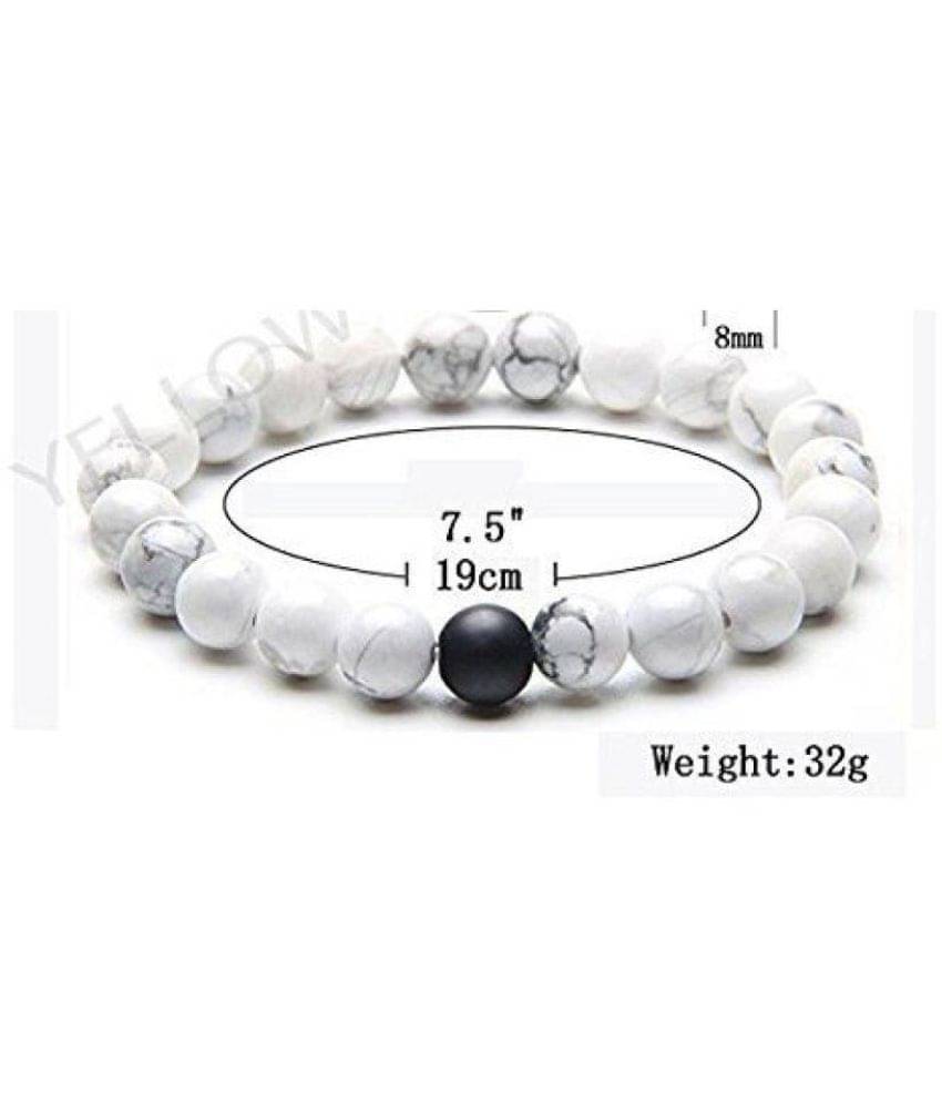     			RUDRA DIVINE- White Bracelet (Pack of 1)