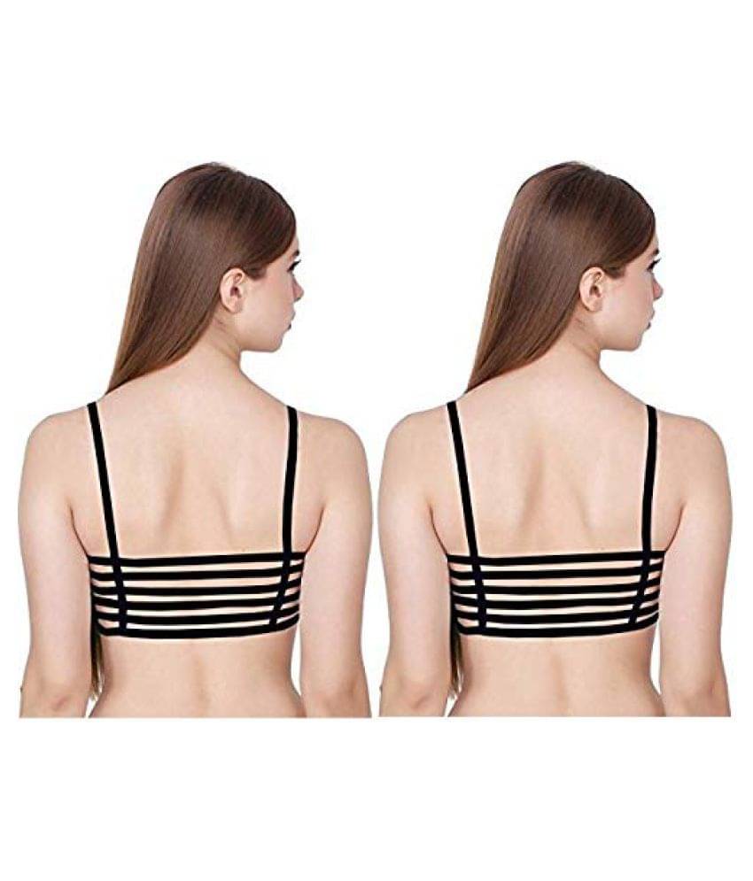 Smooth & Style Pack of 2 Cotton Lycra Women's Push Up Bra ( Black ) Smooth & Style Pack of 2 Cotton Lycra Women's Push Up Bra ( Black )