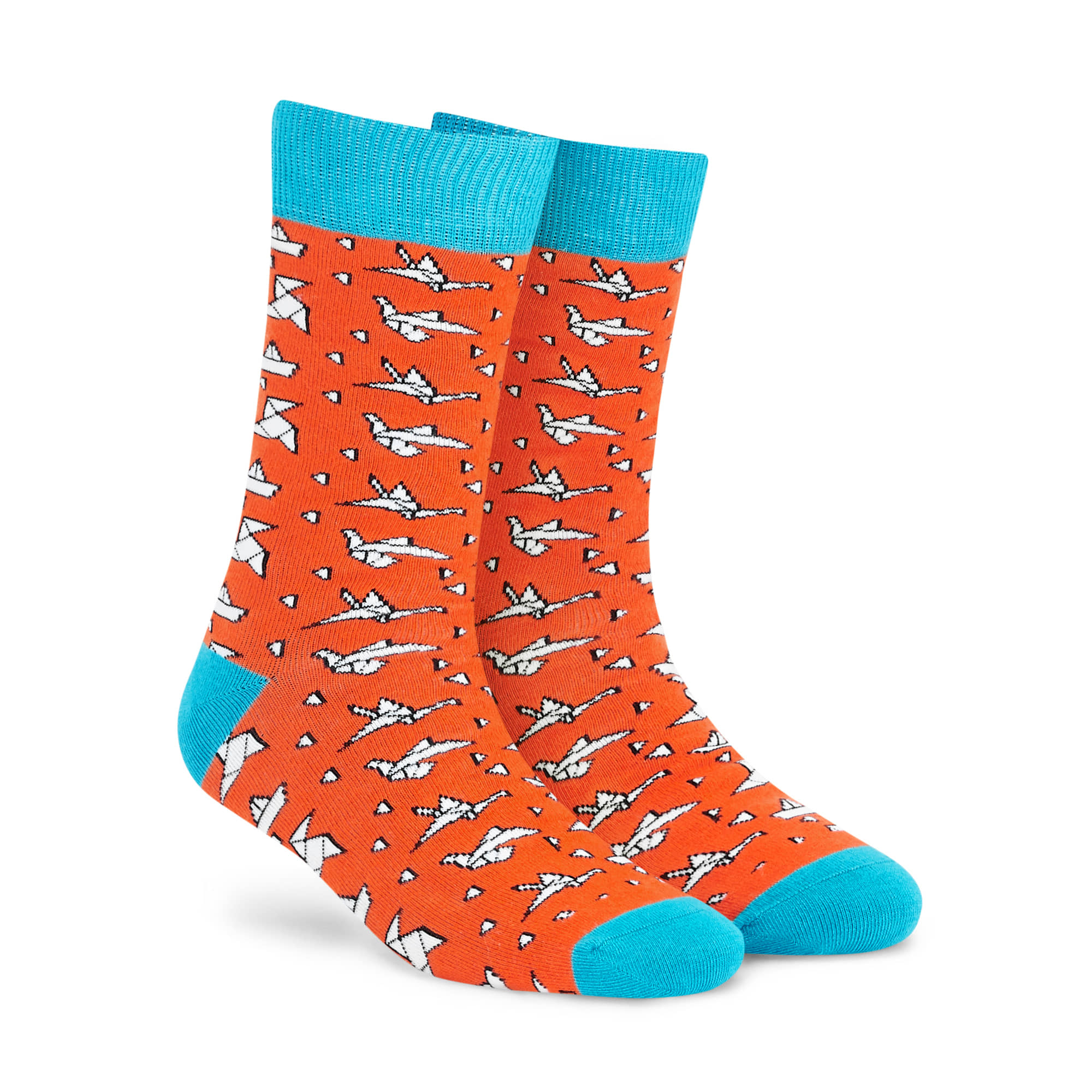 Dynamocks Orange Casual Full Length Socks Pack of 1 - Socks | Buy online on ZillyBuy