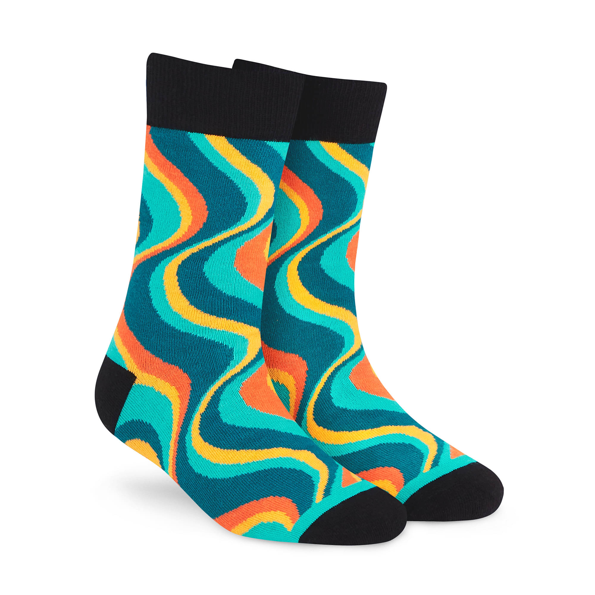     			Dynamocks Multi Casual Full Length Socks Pack of 1