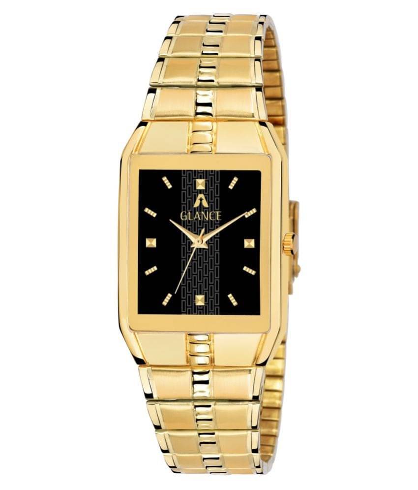     			Aglance - Gold Stainless Steel Analog Men's Watch