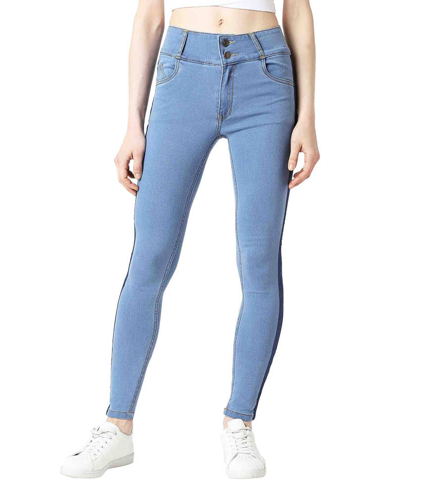 Miss Chase Denim Jeans - Blue - Jeans | Buy online on ZillyBuy