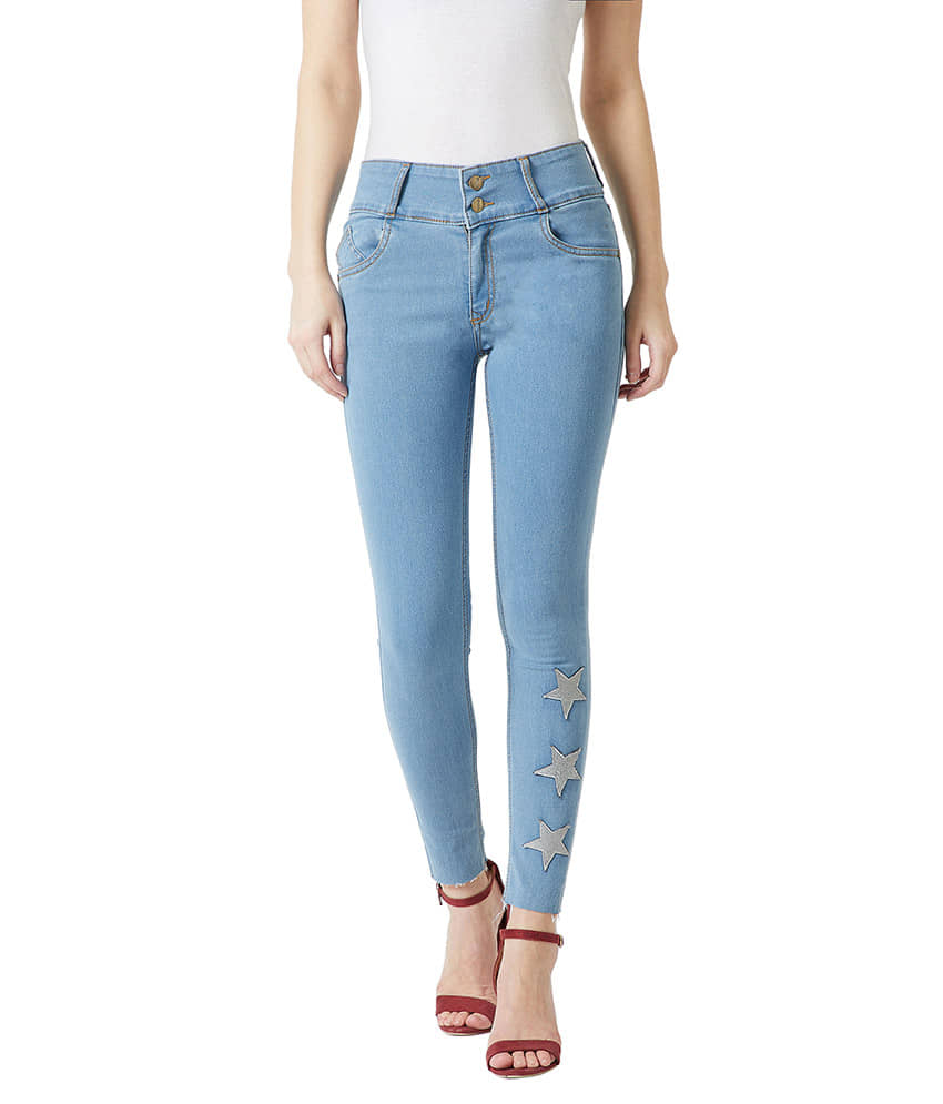 Miss Chase Denim Jeans - Blue - Jeans | Buy online on ZillyBuy