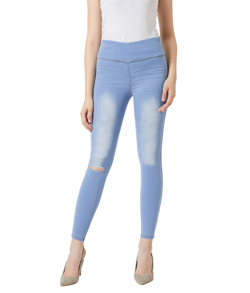     			Miss Chase Denim Jeggings - Blue