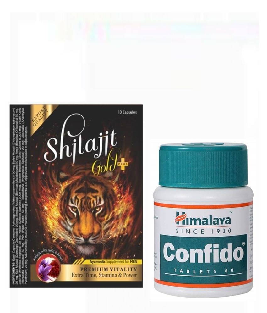    			Cackle's Confido Tablet 60 no.s & Shilajit Gold + Capsule 10 no.s