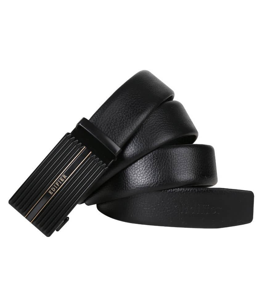 Edifier Black Leather Casual Belt