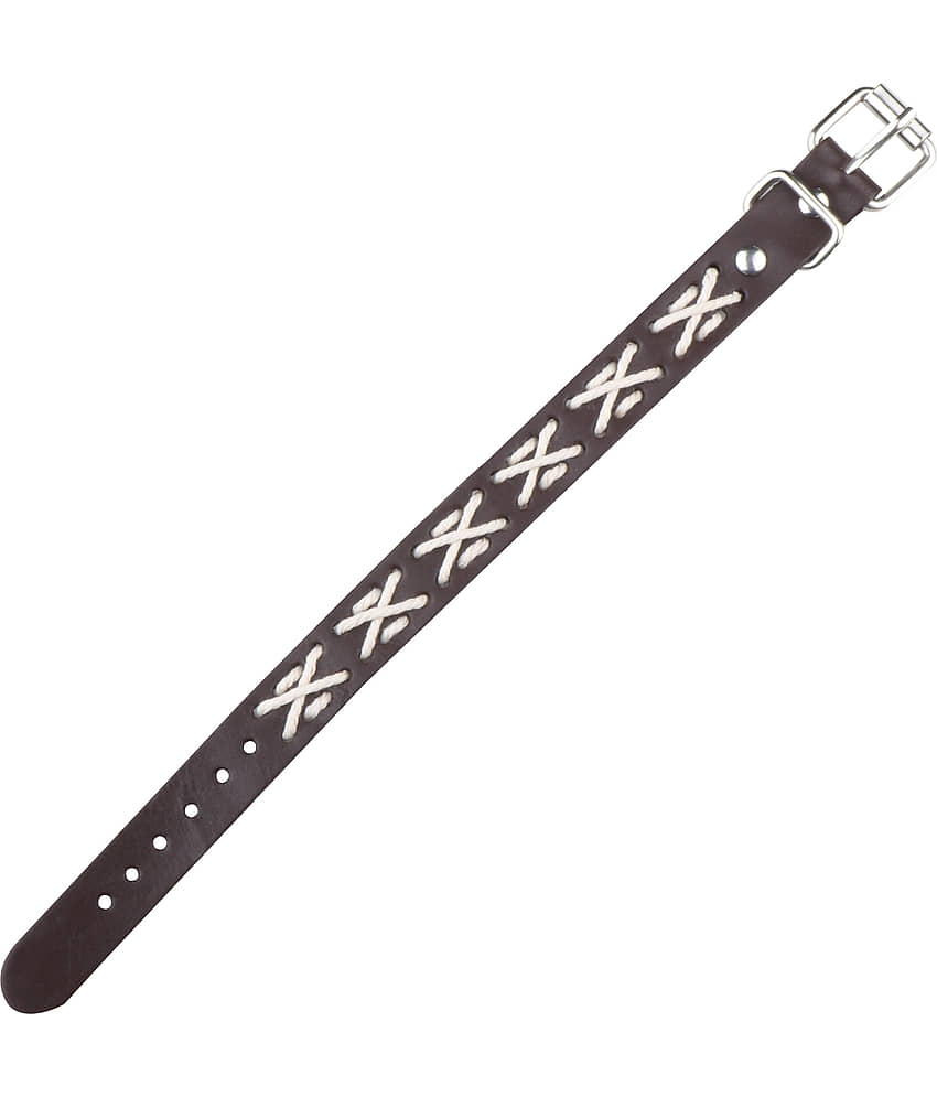 SILVERSHINE Elegant Stylist designer Black lather belt bracelet for men and boys jewellery - Bangles & Bracelets | Buy online on ZillyBuy