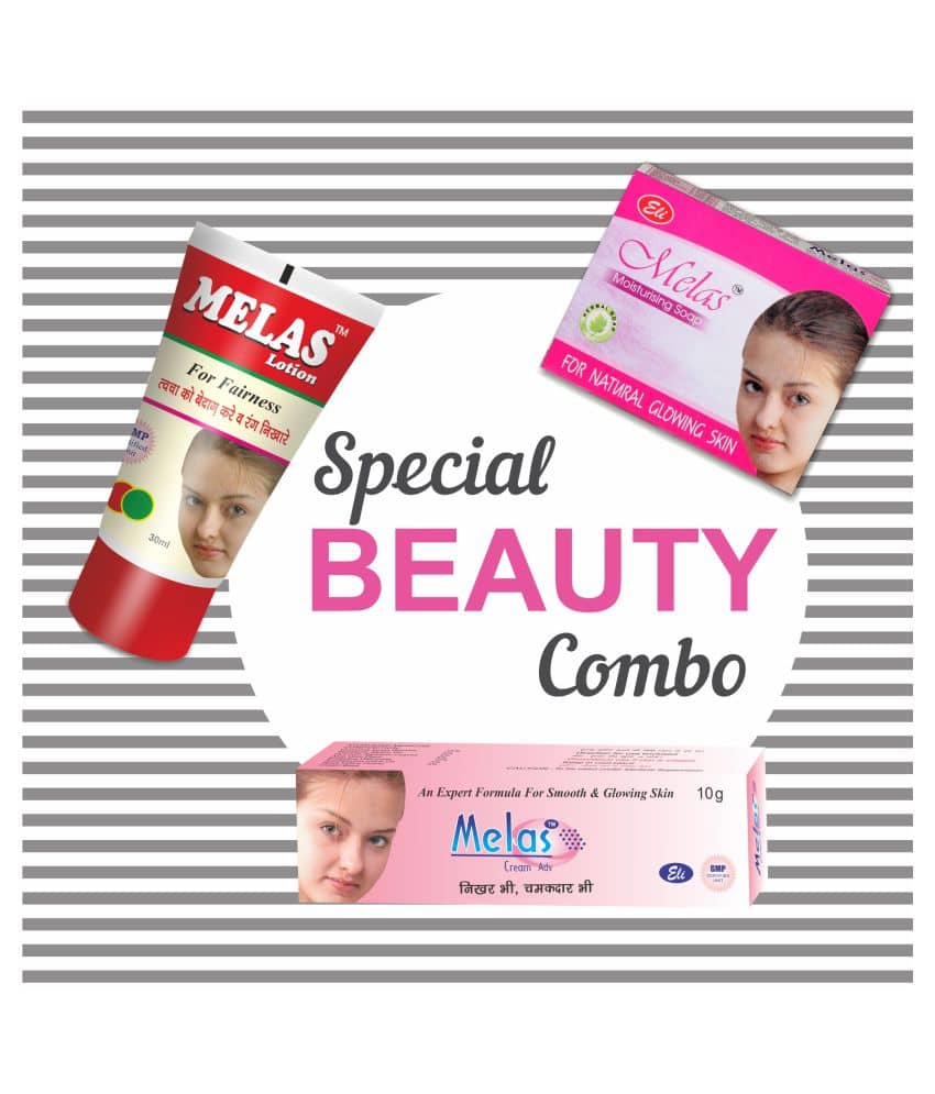 Melas Special Beauty Combo Night Cream 10 g + 30 ml + 75 g gm Pack of 3