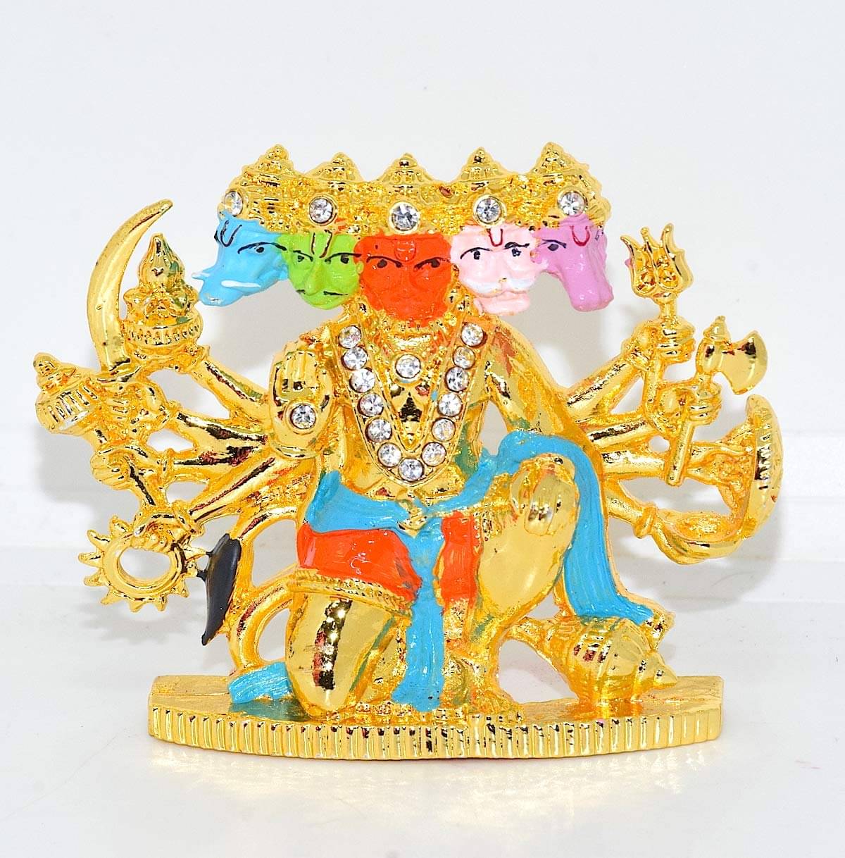     			RUDRA DIVINE Hanuman Brass Idol