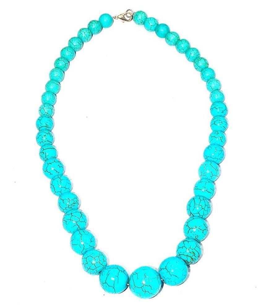     			RUDRA DIVINE - Turquoise None Necklace ( Pack of 1 )