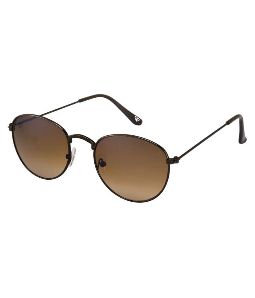 Walrus - Brown Oval Sunglasses ( WS-RYL-III-090909 ) - Sunglasses | Buy online on ZillyBuy