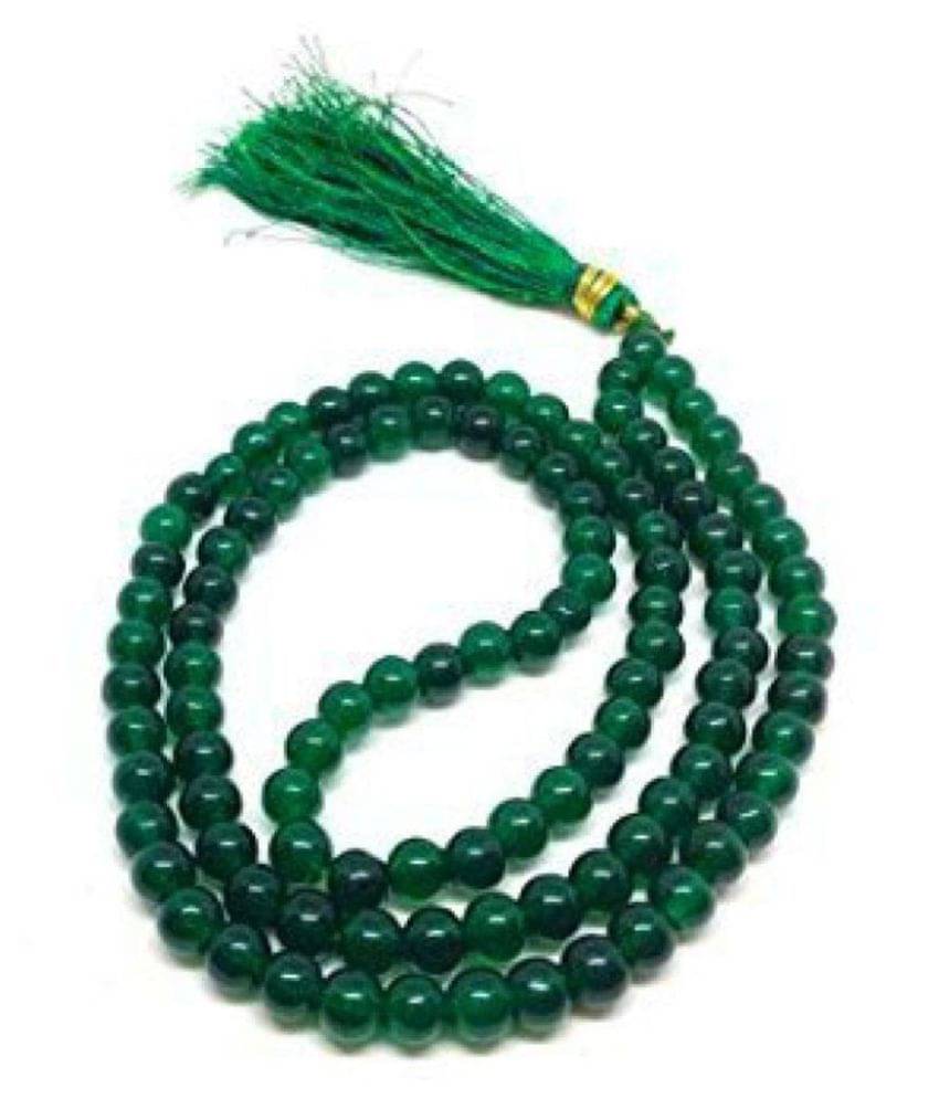     			Green Jade Rosary Mala (108 Beads - 5mm)
