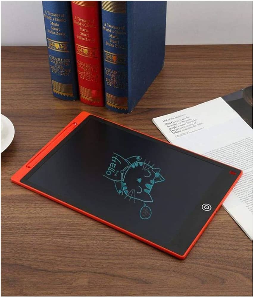 Samyu, 8.5 Inch LCD Writing Tab Screen Tablet Drawing Board Digital Portable for Kids & Adults LCD Writing Pad (RED) - Stationery | Buy online on ZillyBuy