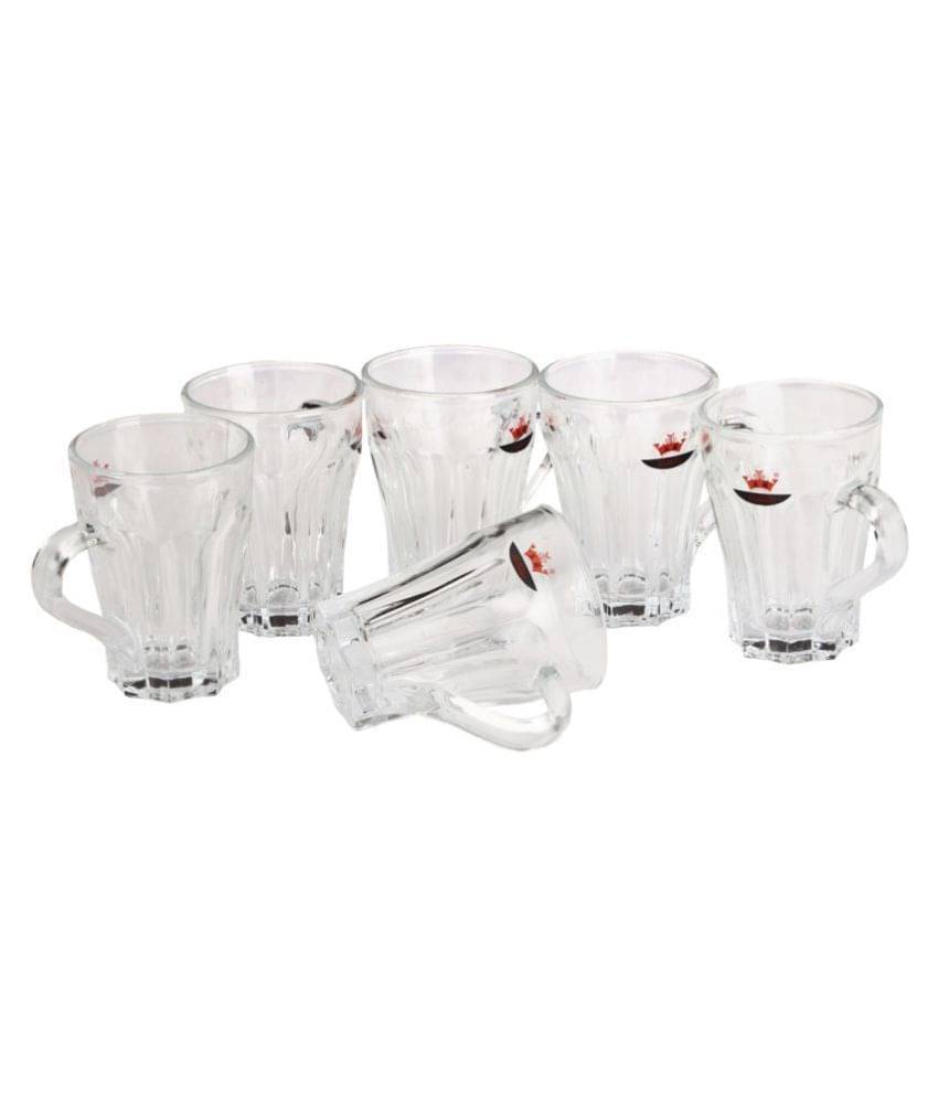     			Somil Glass Tea Cup, Transparent, Pack Of 6, 100 ml