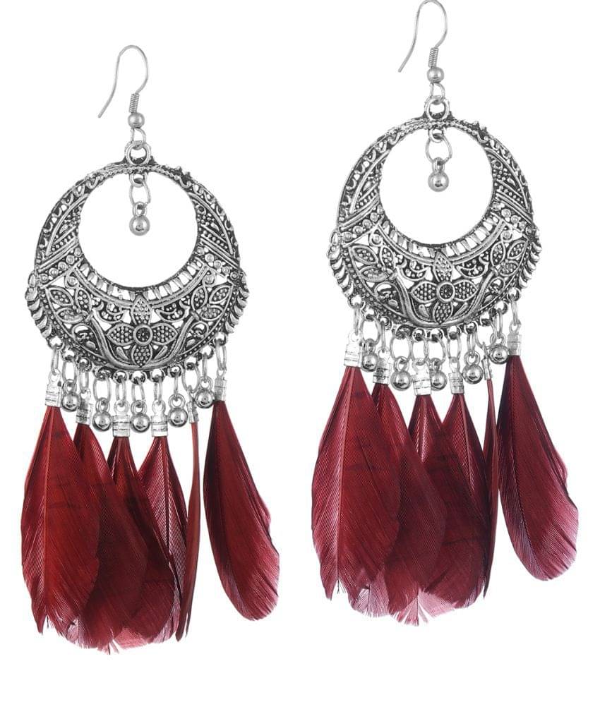     			Darshini Designs daily wear brown colour earrings for women and girl.