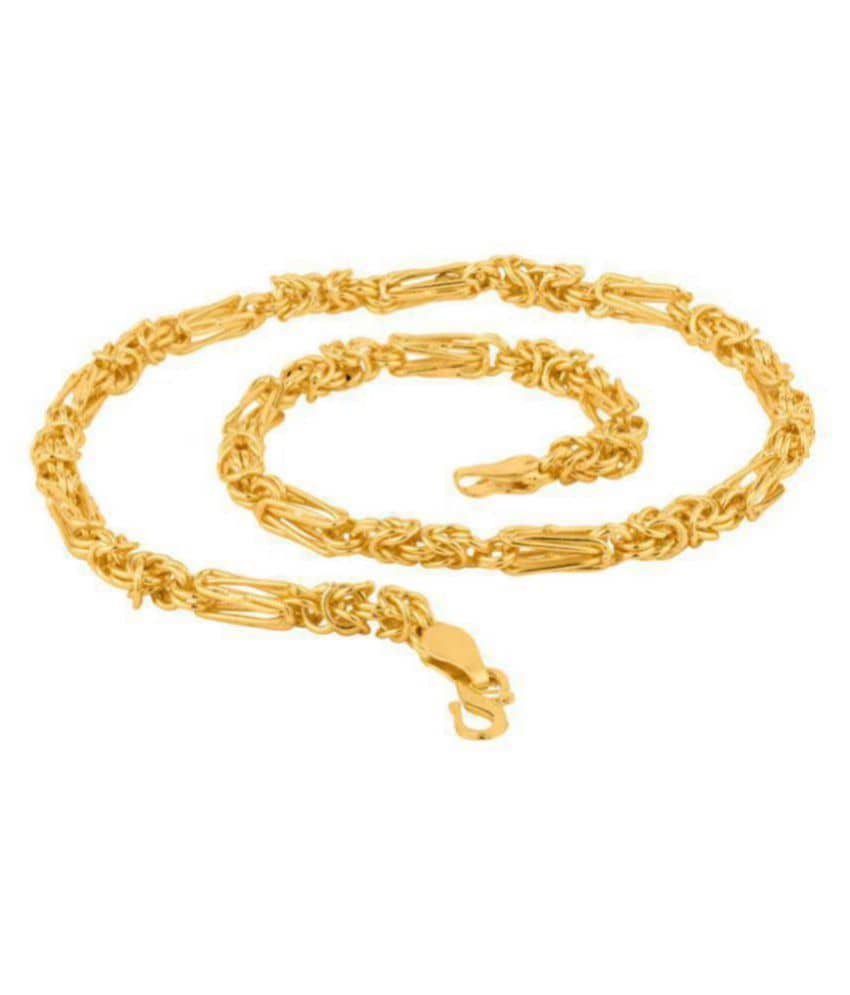 shankhraj mall Gold Plated Chain ( Set of 1 )