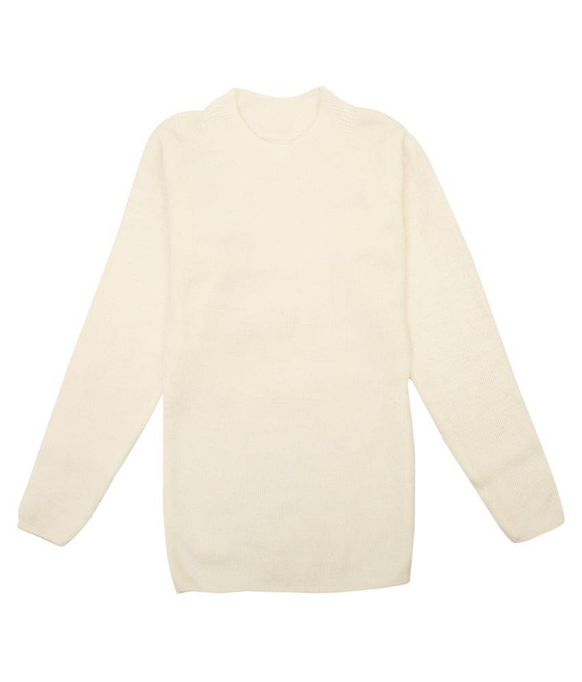     			NEUVIN Single Baby Boys Woollen Pullover ( Off White )
