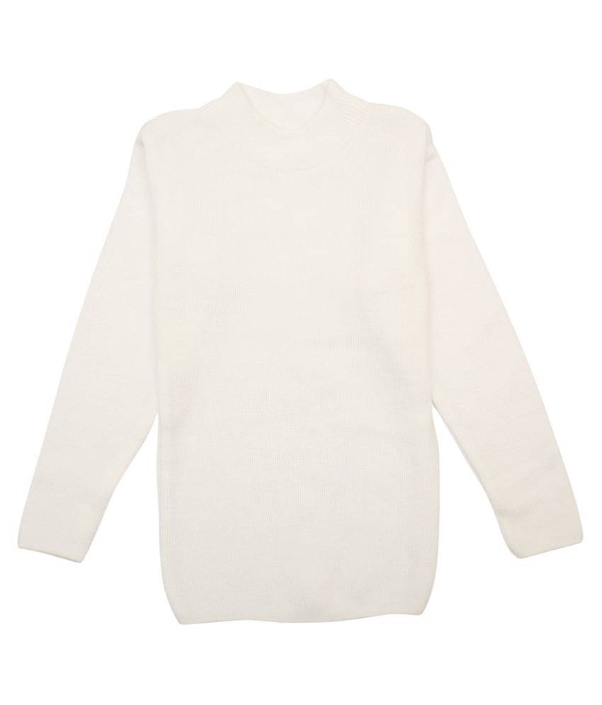     			NEUVIN Single Baby Boys Woollen Pullover ( White )