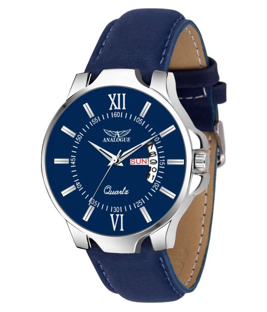     			ANALOGUE 409 Leather Analog Men's Watch