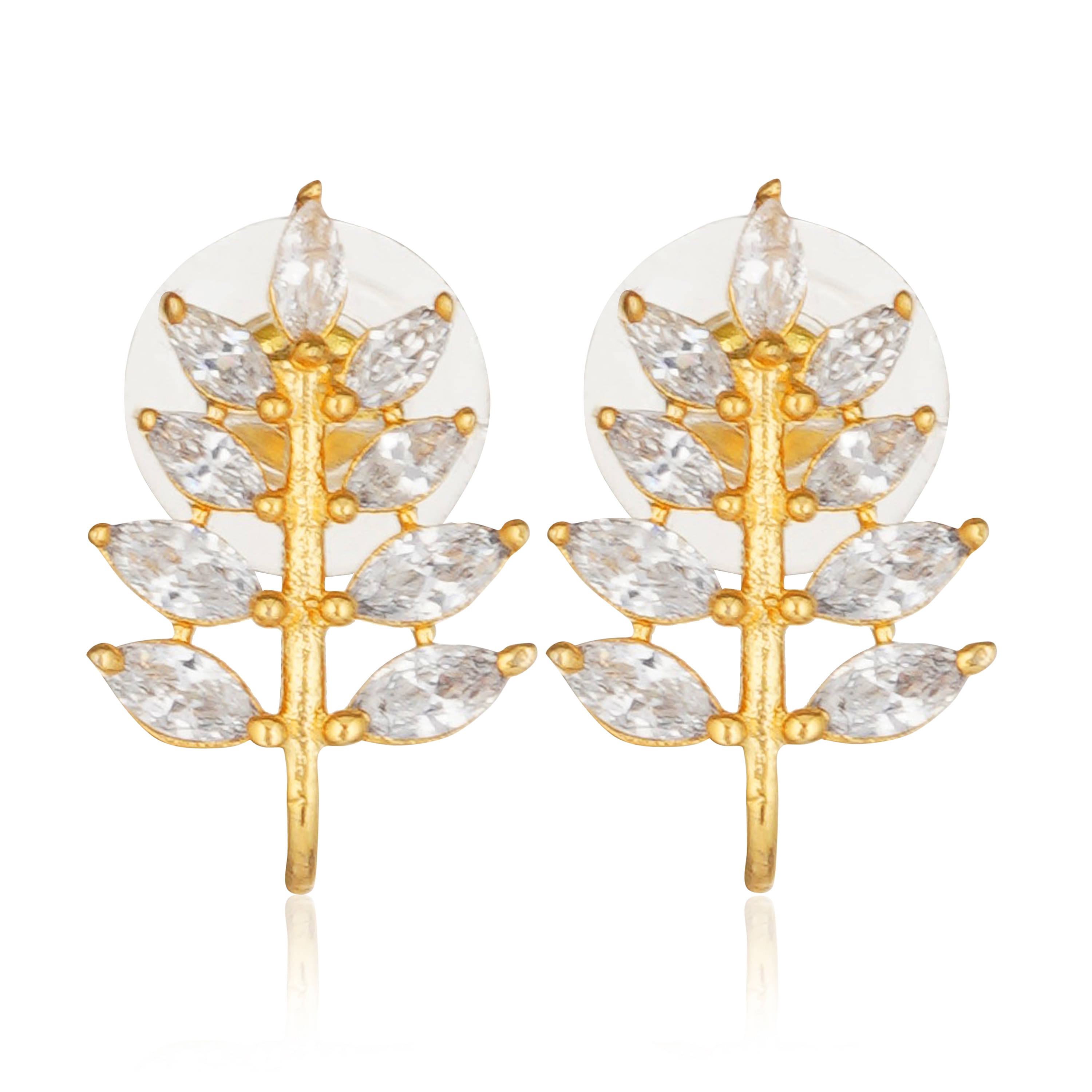     			Darshini Designs - Multi Color Stud Earrings ( Pack of 1 )