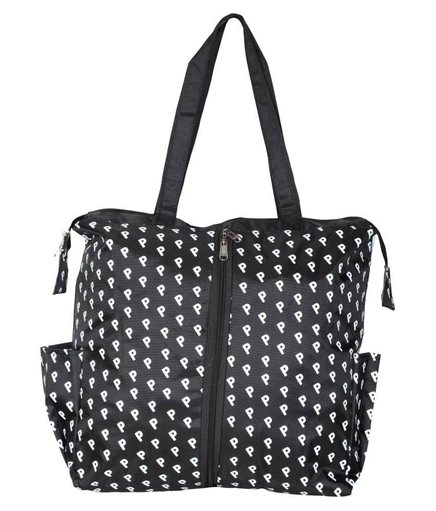     			Trust Black Polyster Shoulder Bag