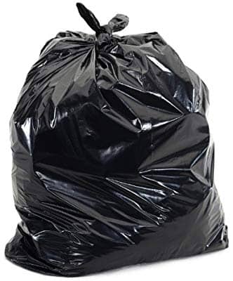 Black Medium Dustbin Covers - 60 Pcs