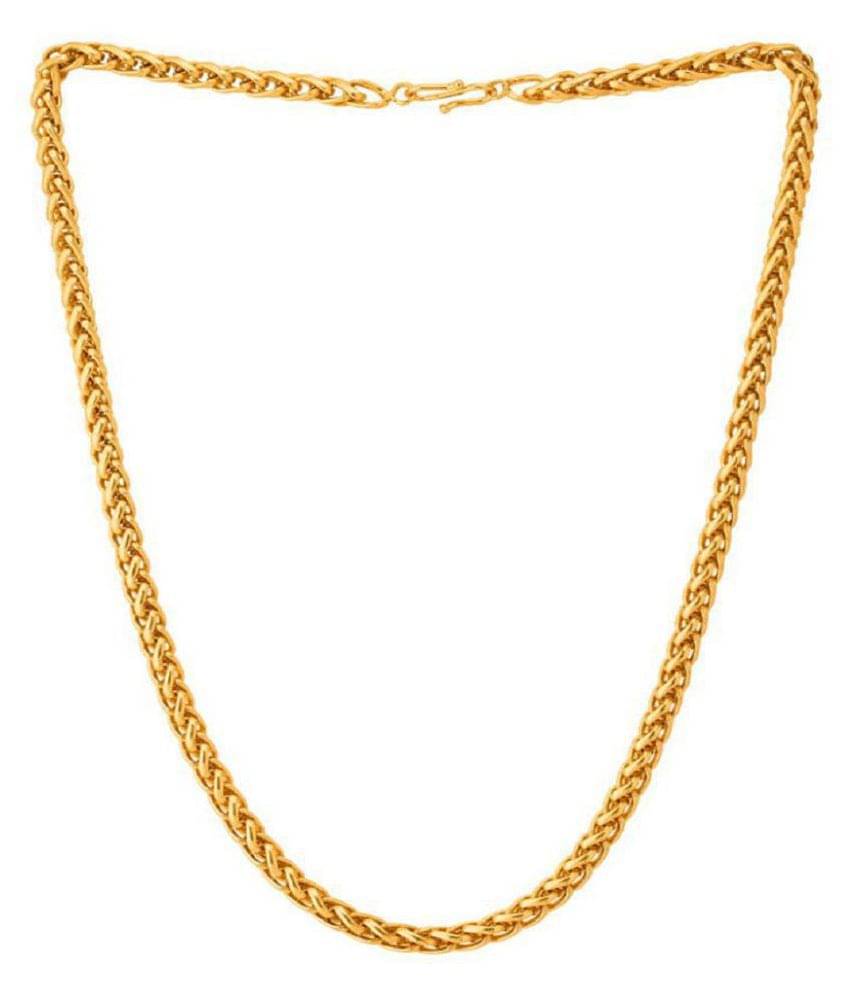     			shankhraj mall Gold Plated Chain ( Set of 1 )