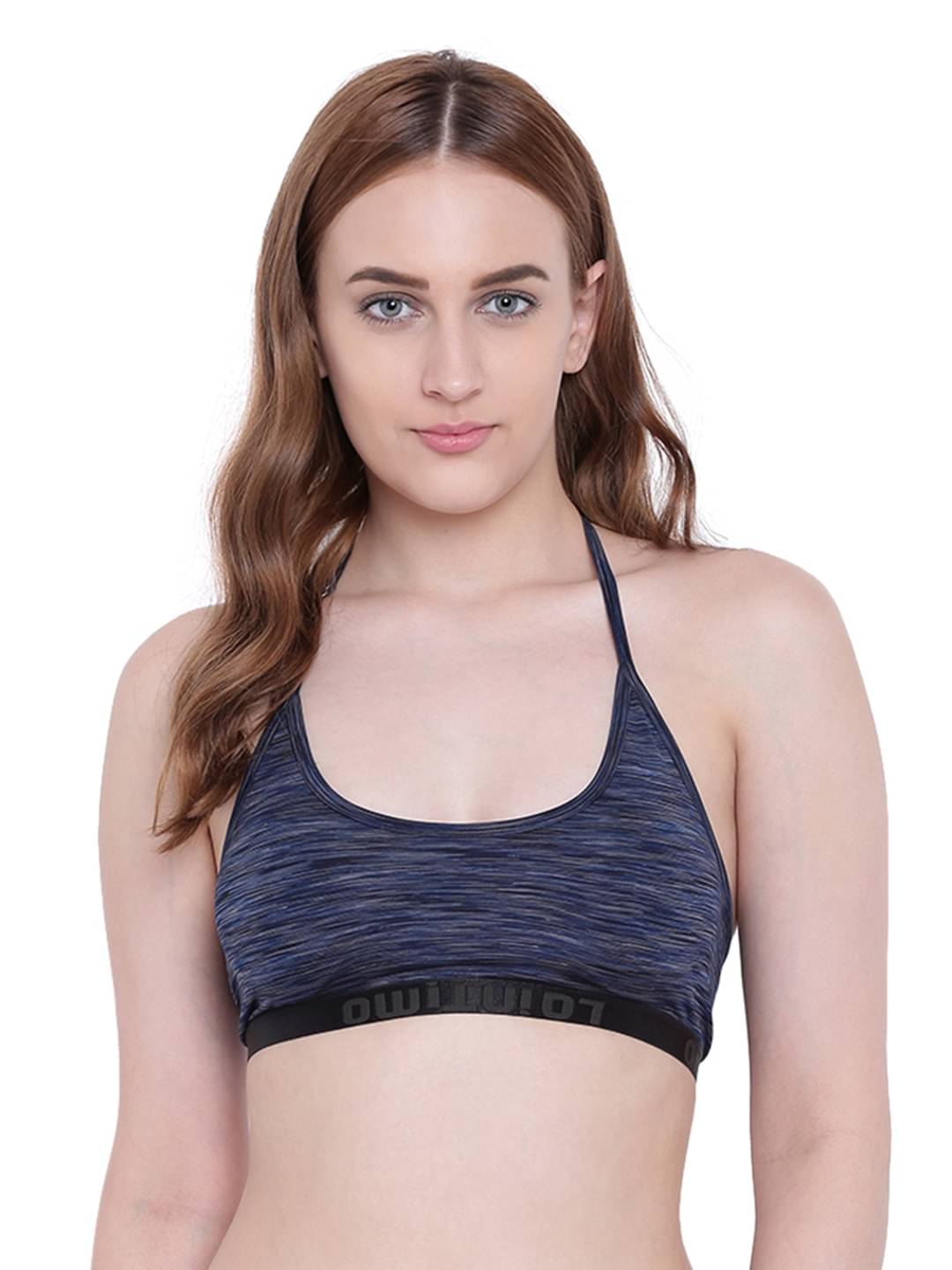 La Intimo Polyester Women's Push Up Bra ( Navy ) La Intimo Polyester Women's Push Up Bra ( Navy )