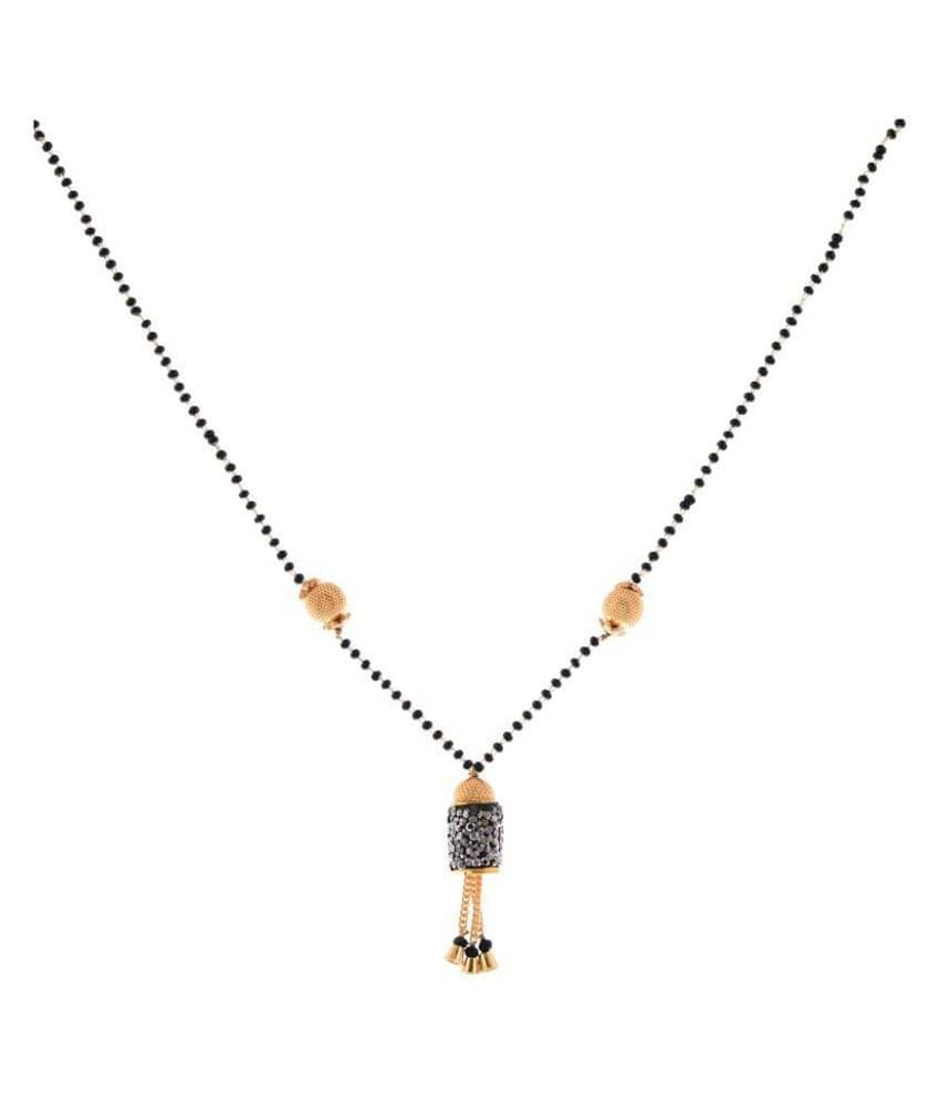 Bhagya Lakshmi Women's Pride Gold Plated Mangalsutra For Women Bhagya Lakshmi Women's Pride Gold Plated Mangalsutra For Women