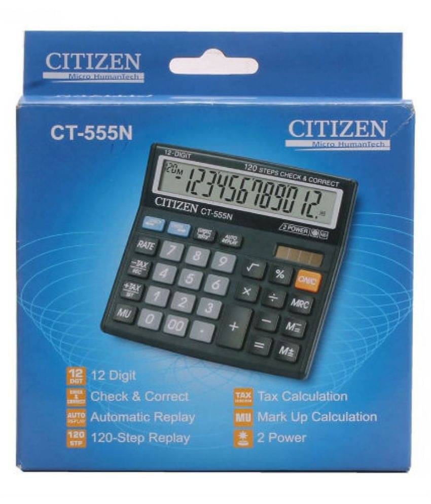     			Citizen CT 555n 12 Digit Calculator