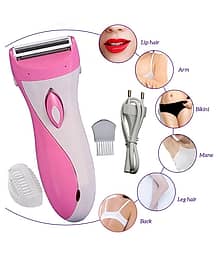 2in1 Women Lady Washable Chargeable Shaver Trimmer Hair Remover Epilator ( Multicolor )