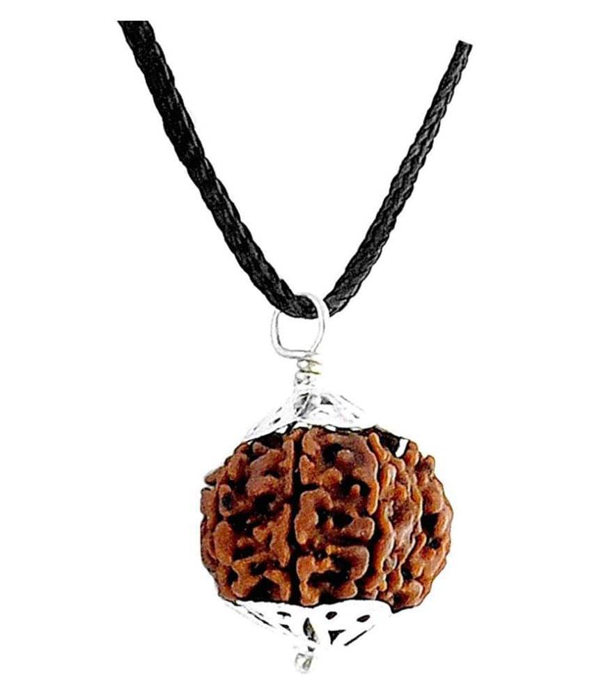 6 Mukhi Rudraksha pendant kavach with high Quality 5 Faced Nepal Rudraksha in silver plated CapPendant / Six Faced rudraksha with Certificate of Authenticity 6 Mukhi Rudraksha pendant kavach with high Quality 5 Faced Nepal Rudraksha in silver plated CapPendant / Six Faced rudraksha with Certificate of Authenticity