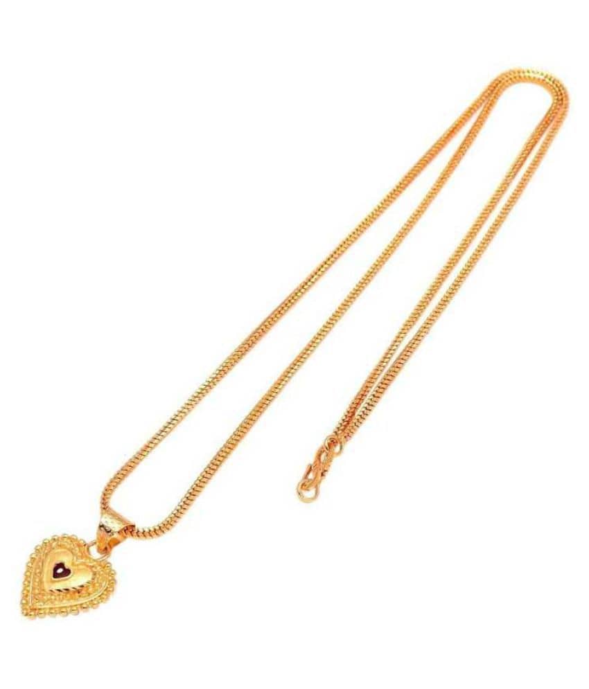 Jewar Mandi - Golden Pendant ( Pack of 1 )