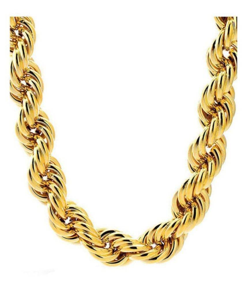     			Jewar Mandi Gold Plated Chain ( Set of 1 )
