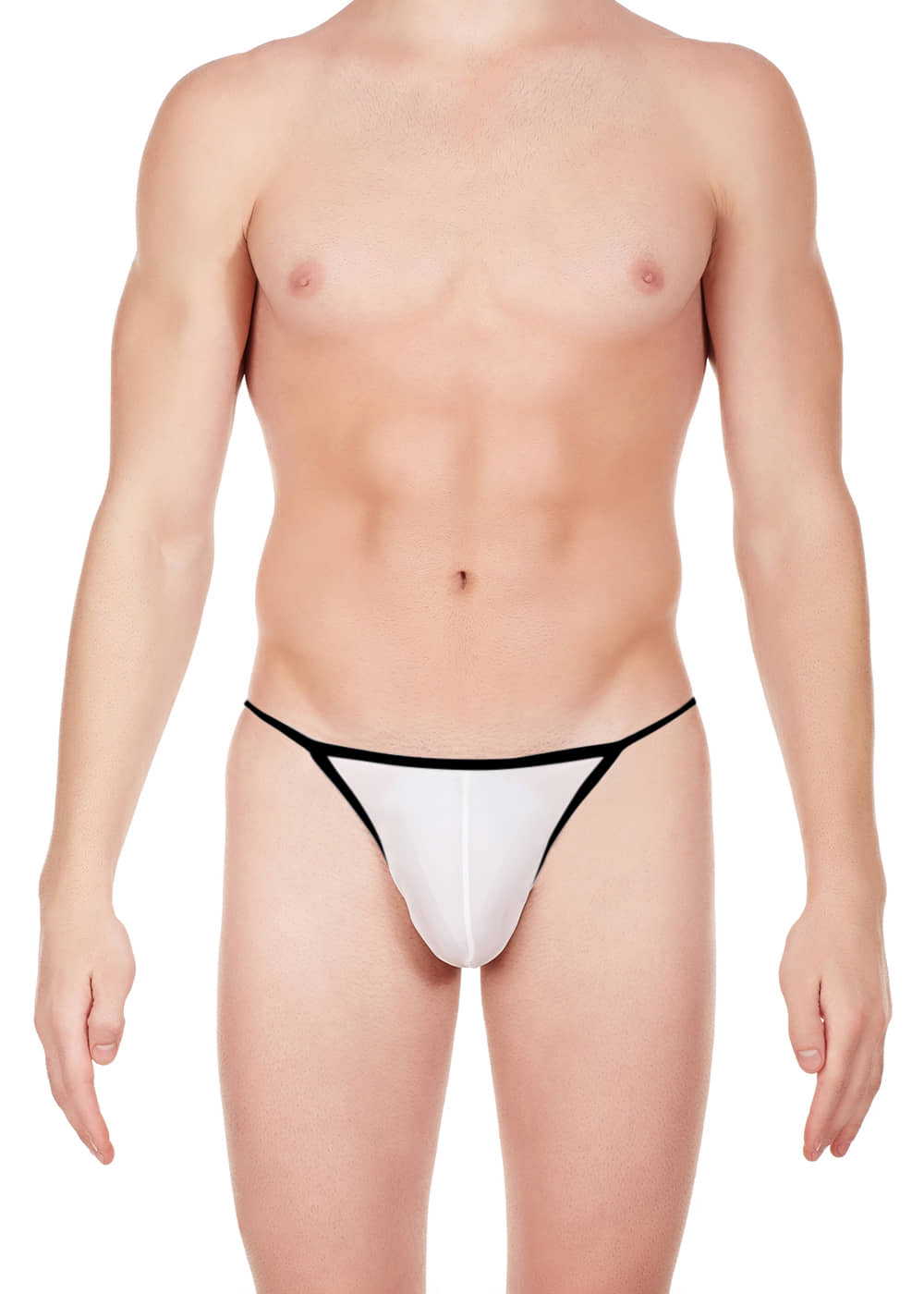 La Intimo Pack of 1 Nylon Briefs For Men's ( White )