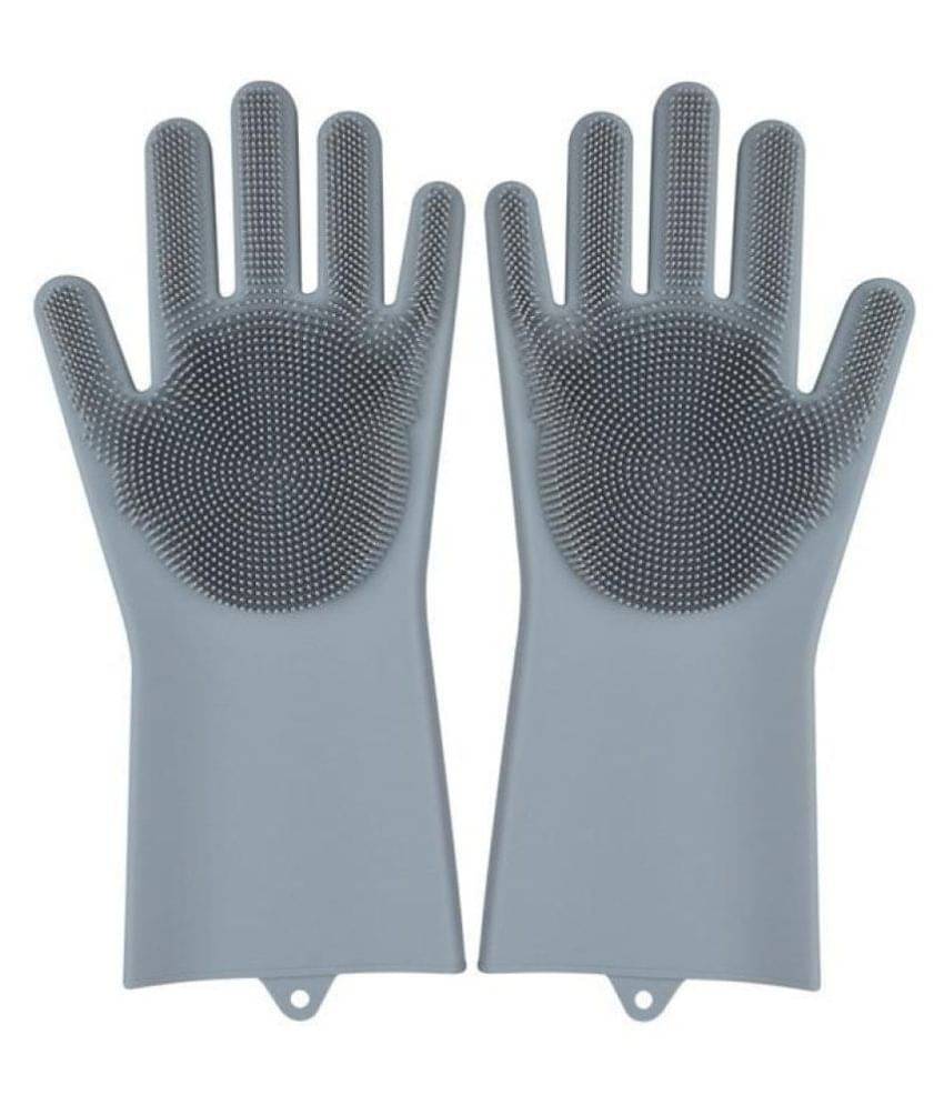     			macklon silicon gloves Microfibre Standard Size Cleaning Glove 1 pair