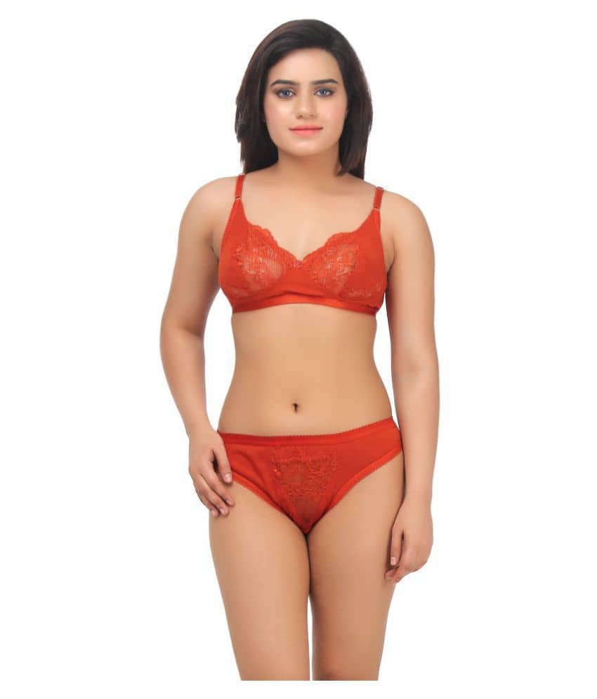 TCG Cotton Lycra Bra and Panty Set