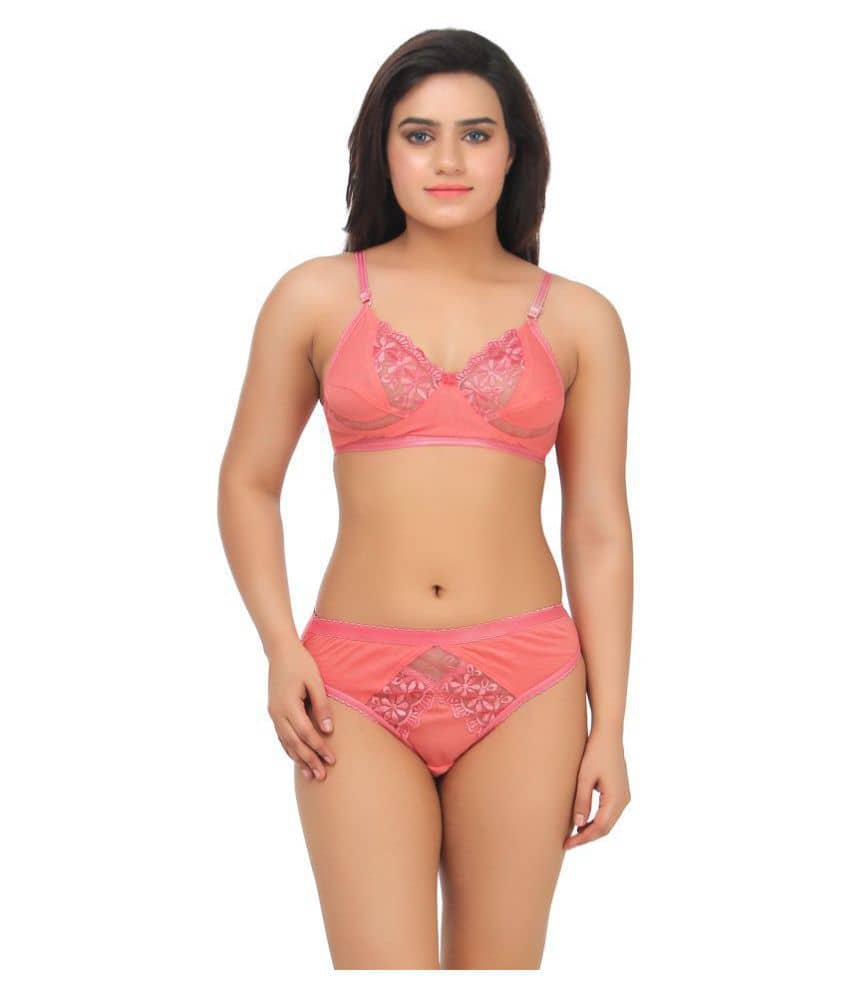 TCG Cotton Lycra Bra and Panty Set
