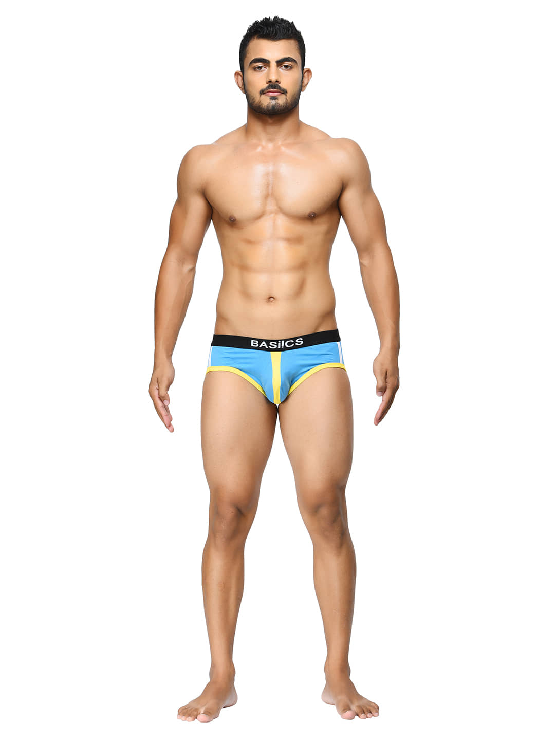 La Intimo Pack of 1 Cotton Briefs For Men's ( Blue )