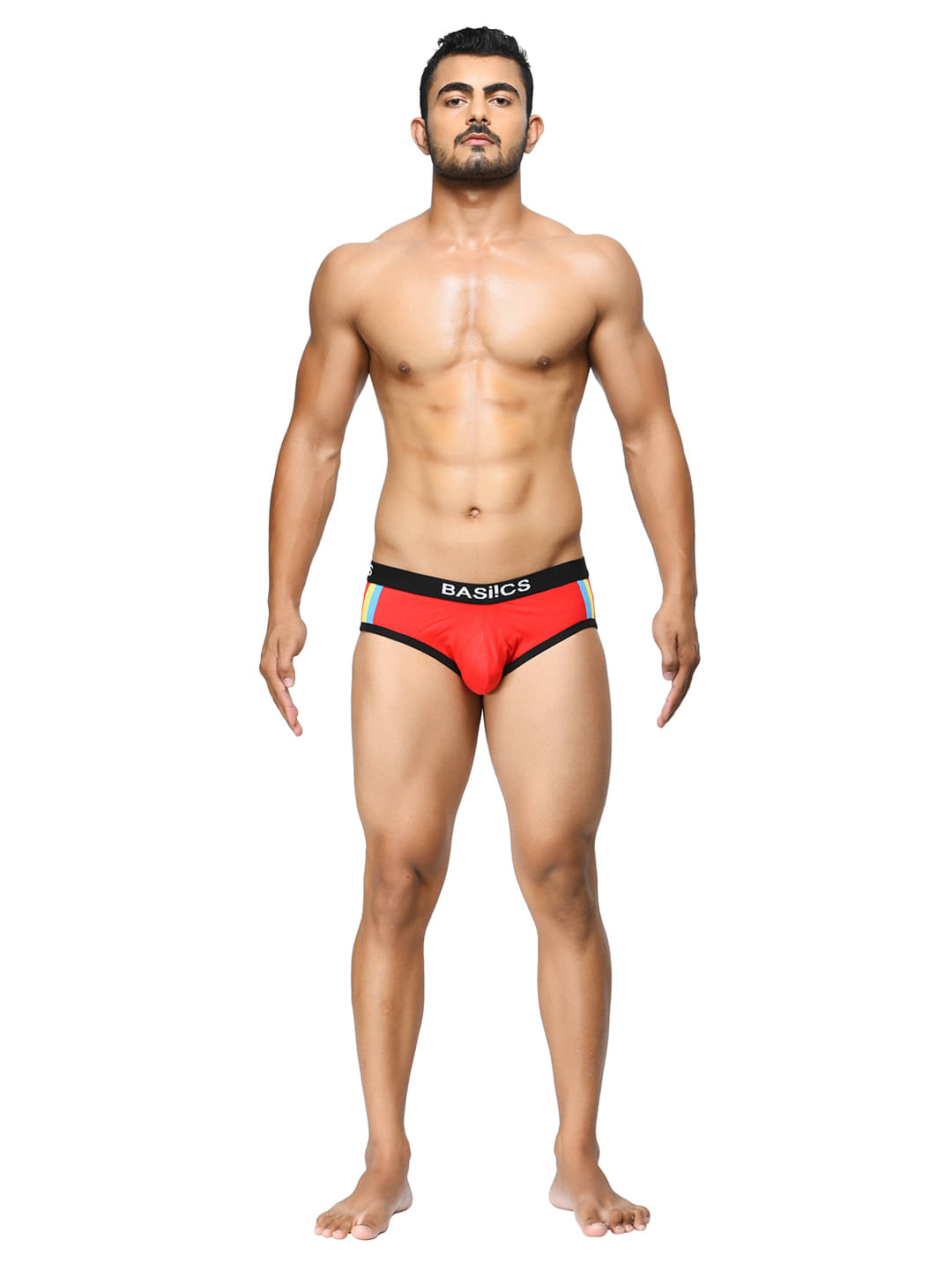     			La Intimo Pack of 1 Cotton Briefs For Men's ( Red )