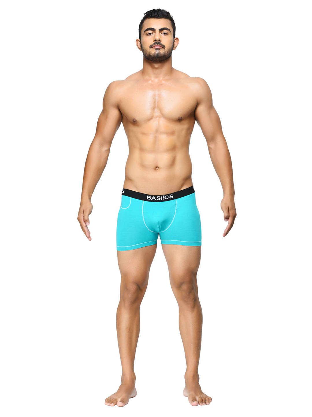     			La Intimo Pack of 1 Cotton Trunk For Men's ( Teal )