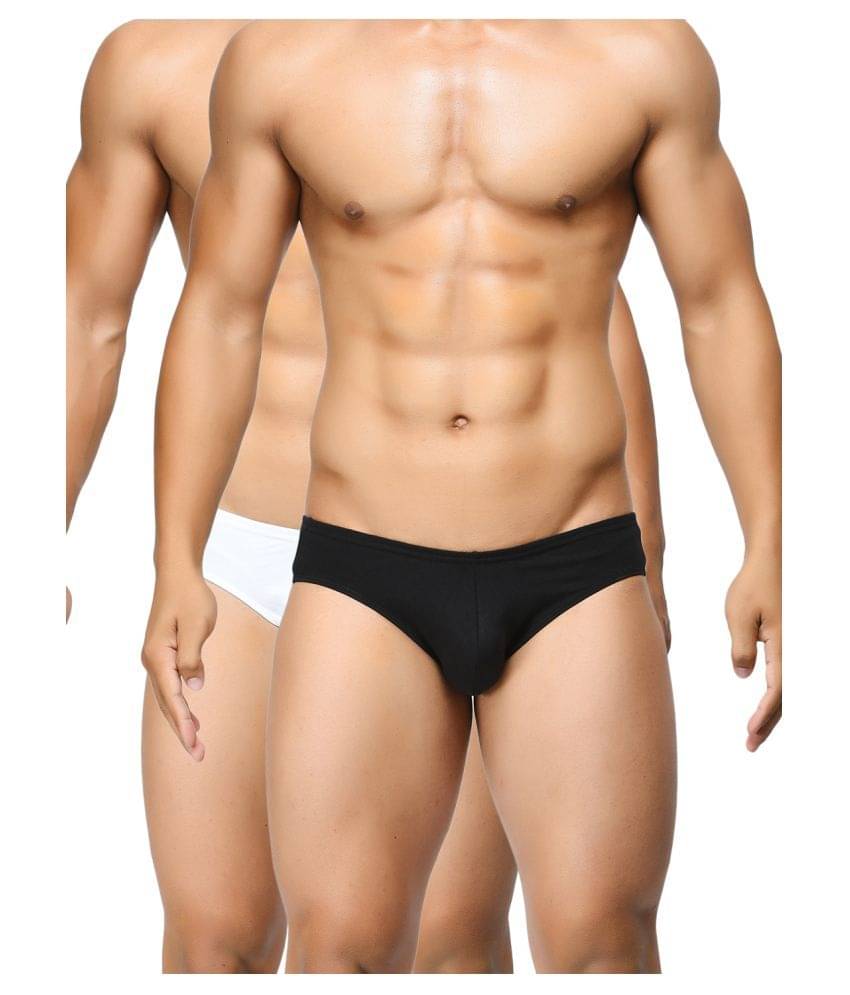BASIICS By La Intimo Pack of 2 Cotton Briefs For Men's ( Multi ) BASIICS By La Intimo Pack of 2 Cotton Briefs For Men's ( Multi )